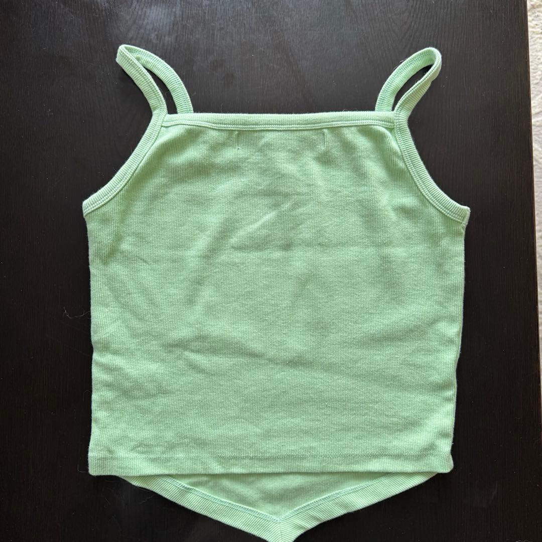 Rest&Recreation SLEEVELESS TOP イエローグリーン