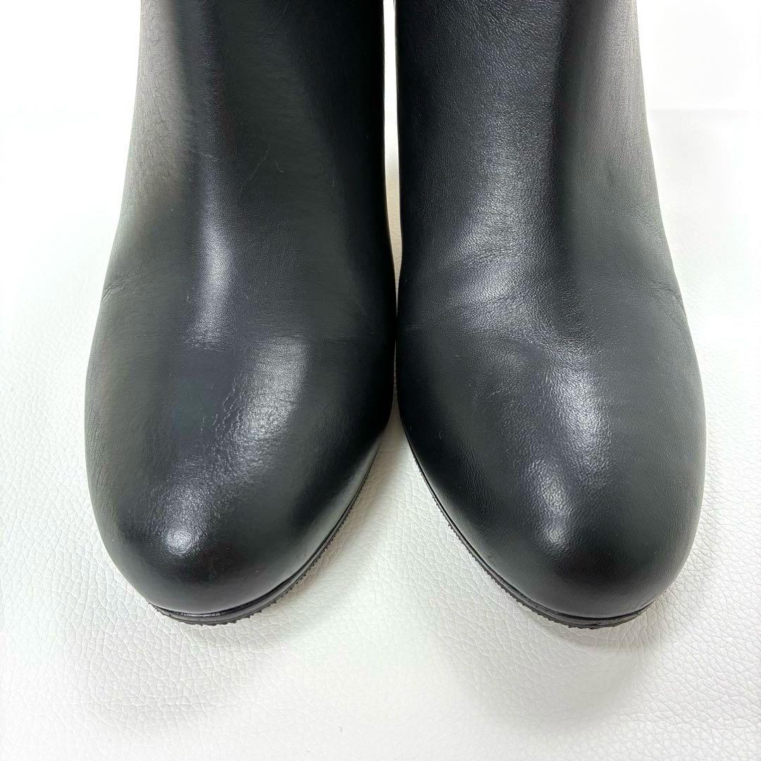 FABIO RUSCONI 毛付きレザー切替 ショート　ブーツ Vibram
