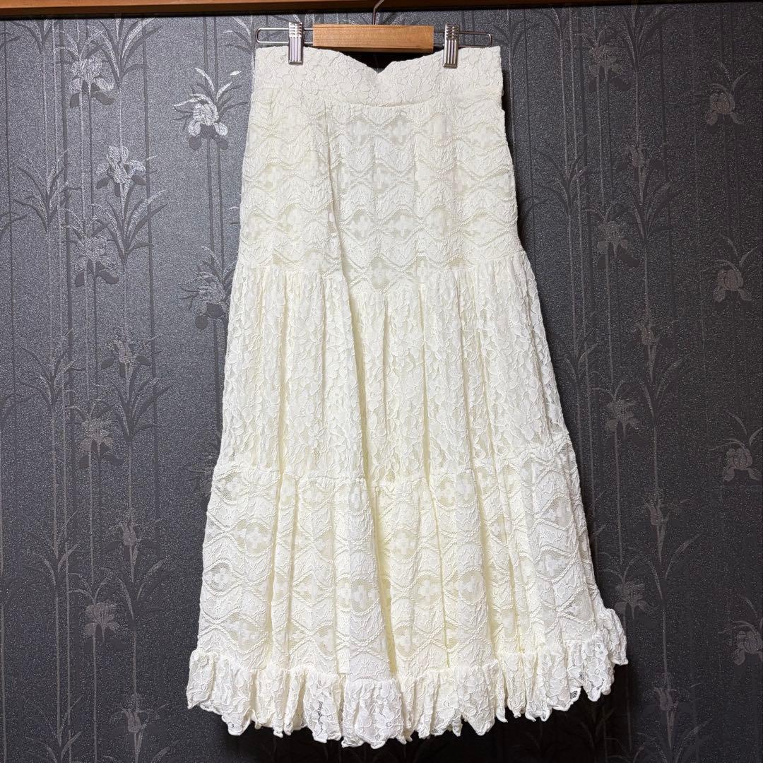 POPPY Lace tiered skirts あさぎーにょ レース スカート