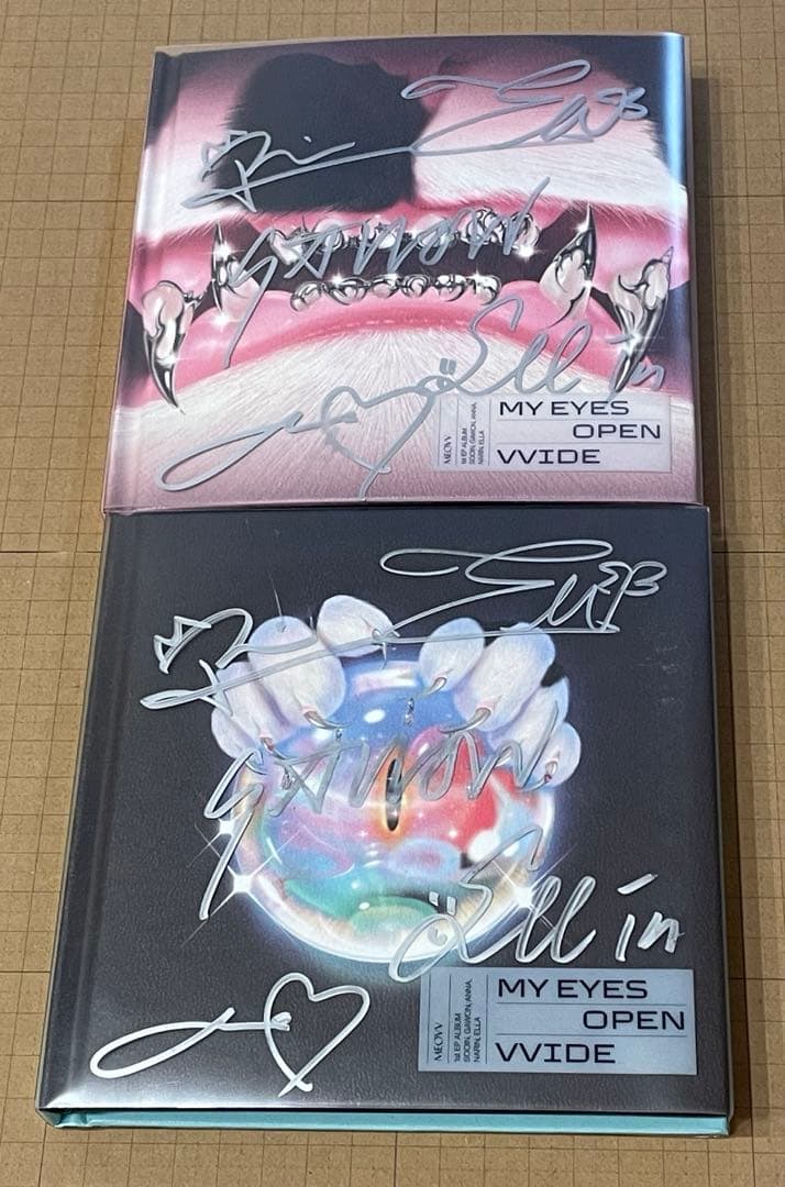 MEOVV 全員直筆サイン 1st EP Mwave公式