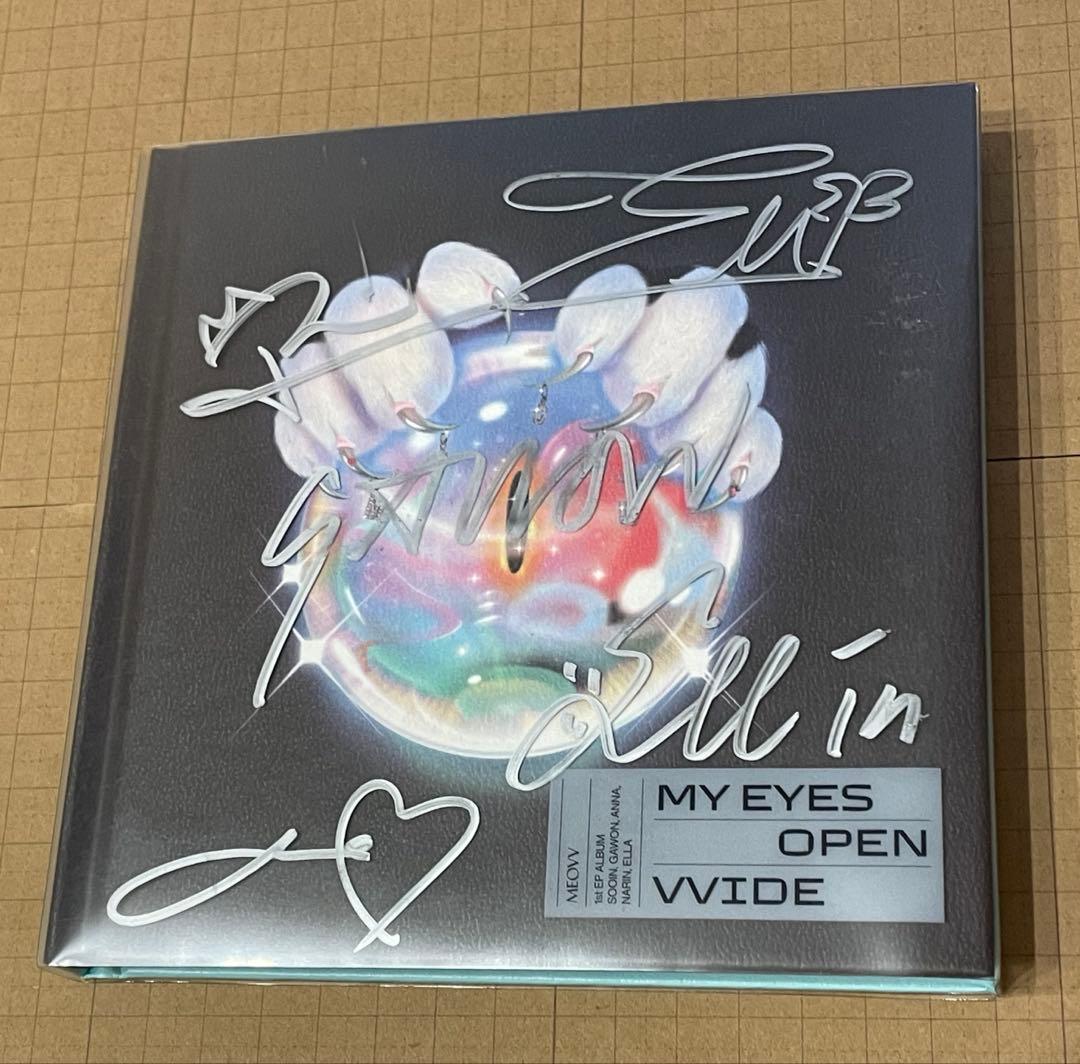 MEOVV 全員直筆サイン 1st EP Mwave公式