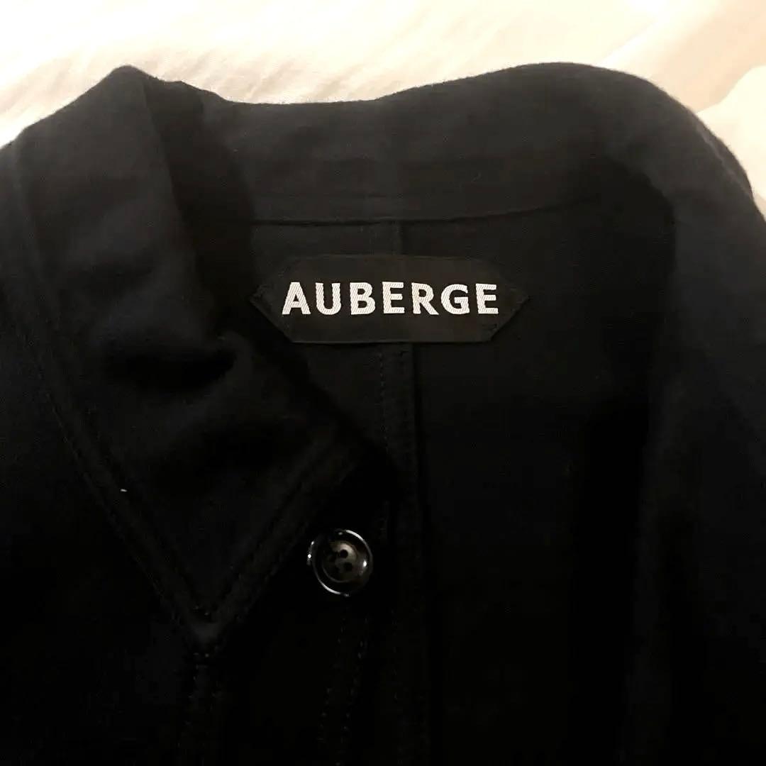 AUBERGE ブラックモールスキンジャケット 38
