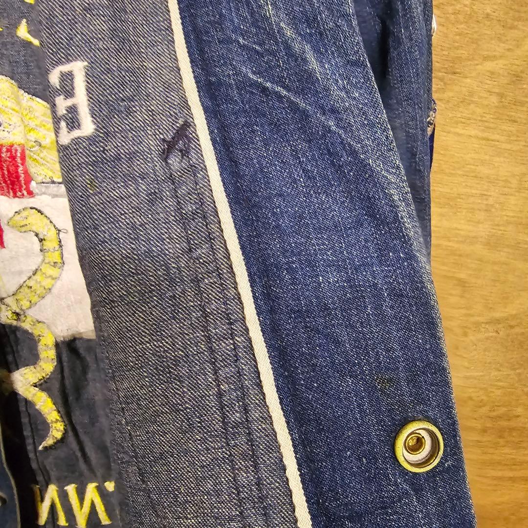 50s Carter’s デニムカバーオール　EMTロゴ　刺繍ワッペン