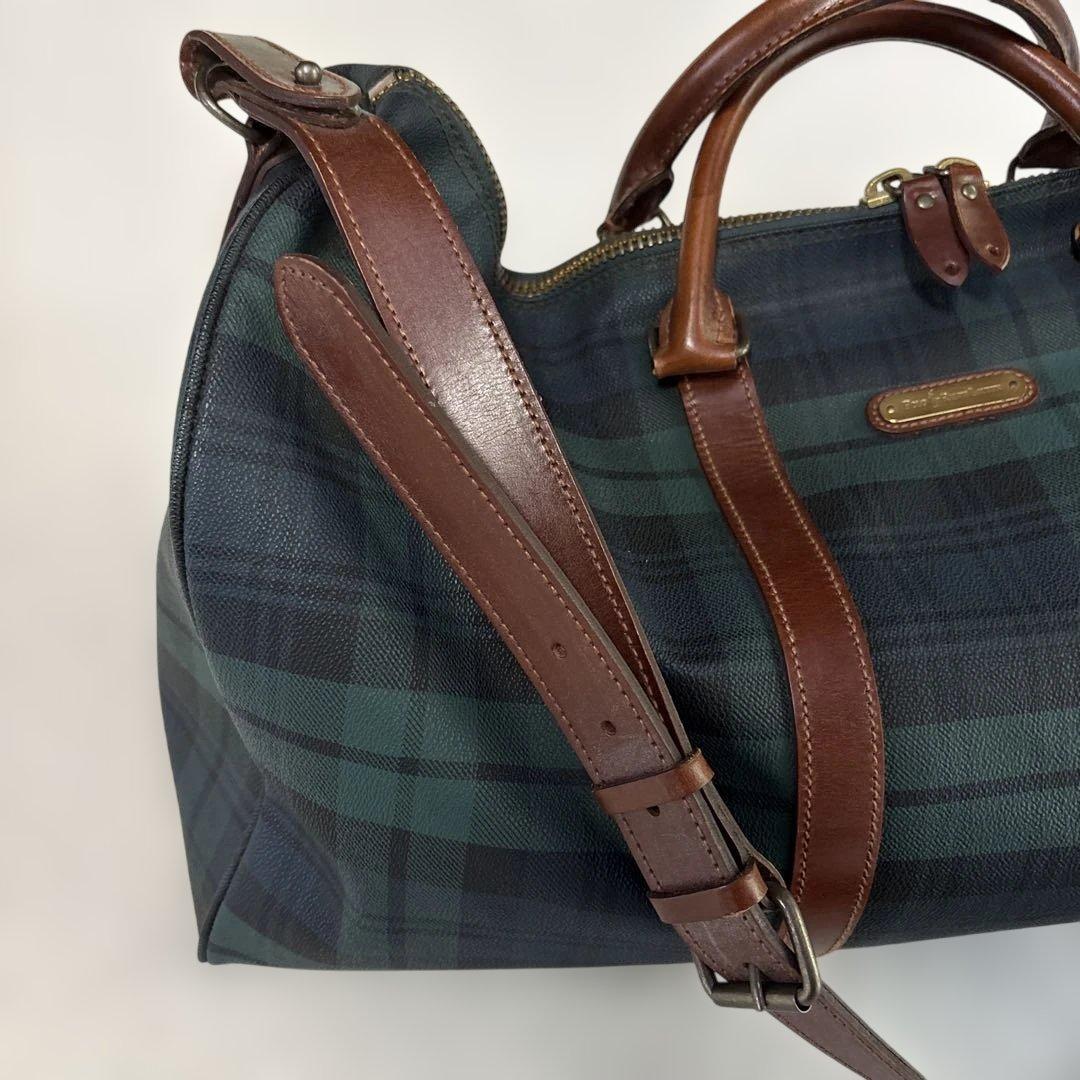 美品 ポロ ラルフローレン 2way ボストンバック　ショルダー 大容量