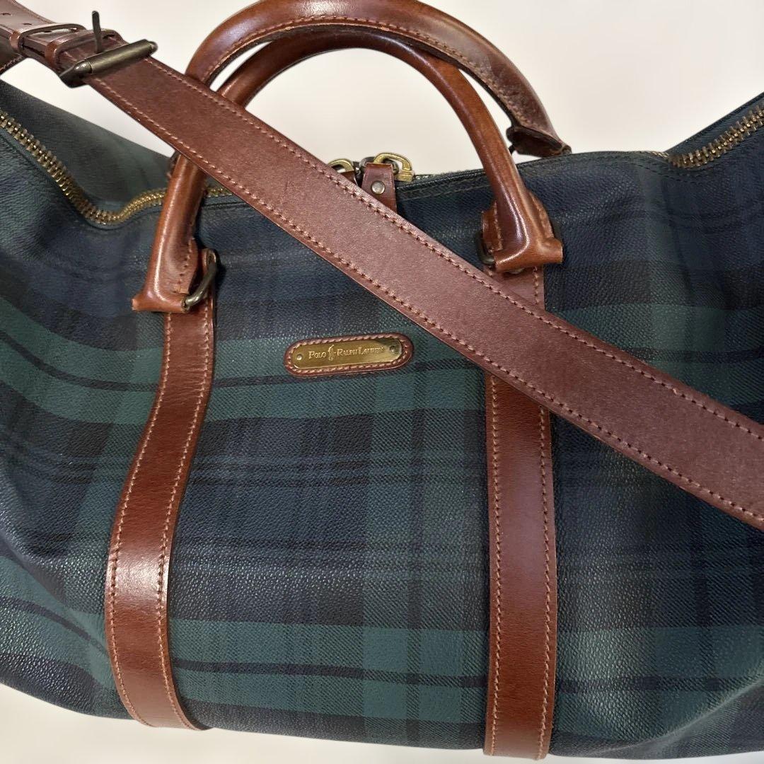 美品 ポロ ラルフローレン 2way ボストンバック　ショルダー 大容量