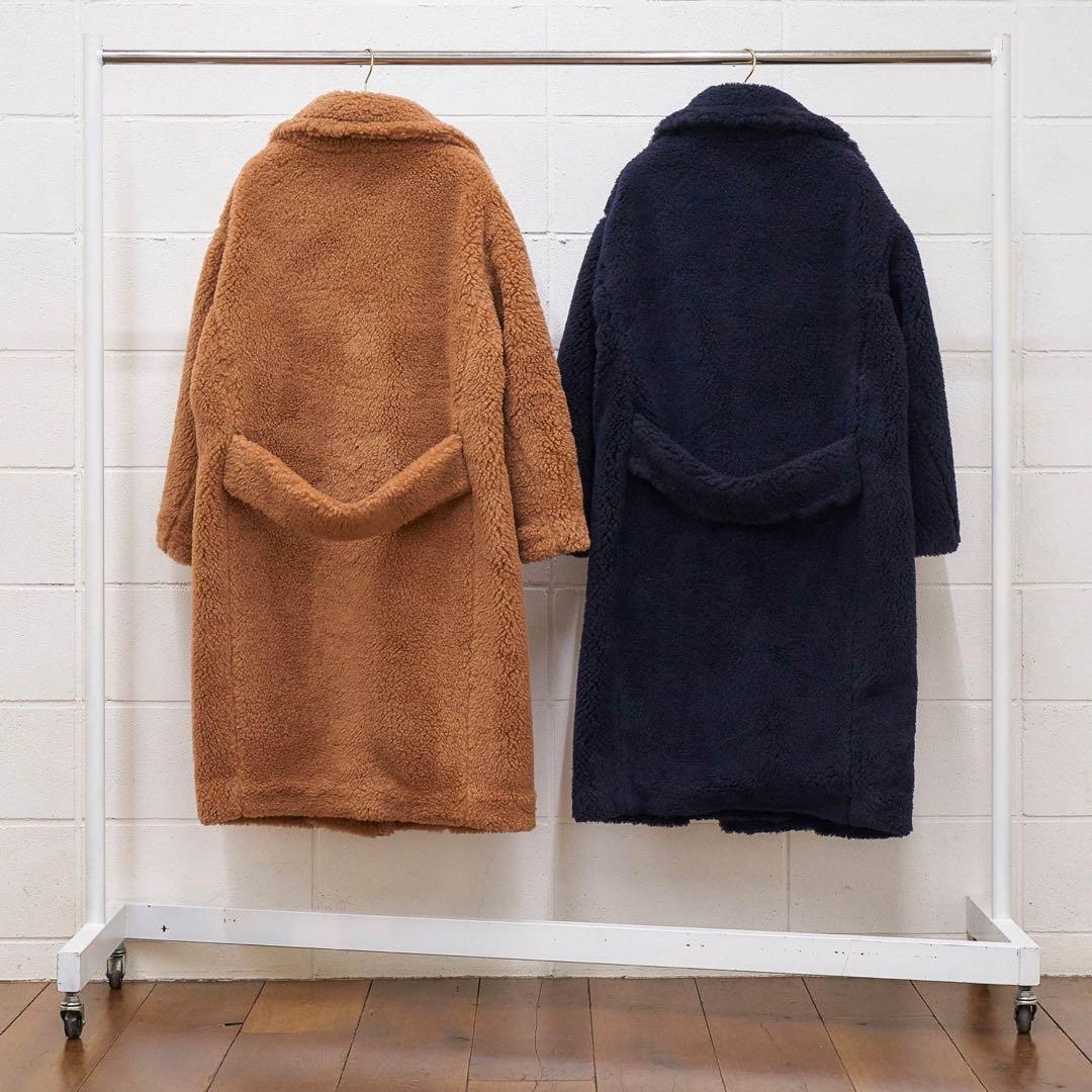 UNUSED アンユーズド 19aw ボアコート テディベアコート キャメル
