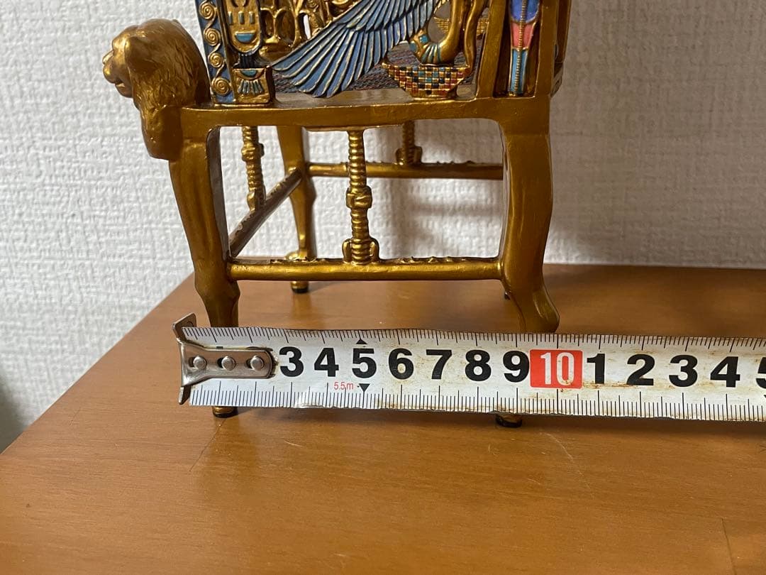 希少品　ツタンカーメン　ゴールデンスローン　オブジェ　玉座　ヴェロネーゼ社