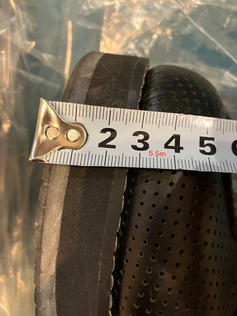 ワイルドウイング ブラック 23.5 パンチングレザー ショートブーツ