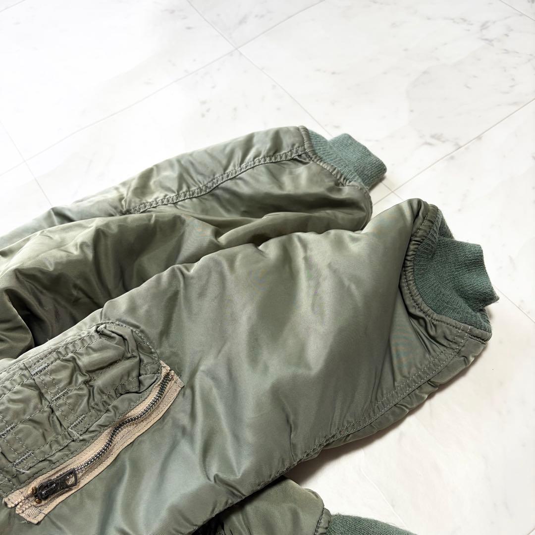MA1 flight bomber jacket USA 短丈 IDEALジップ