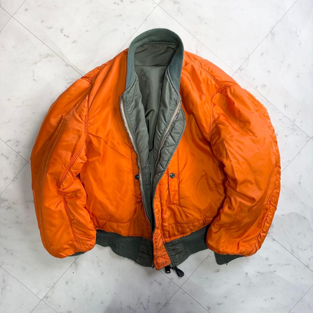 MA1 flight bomber jacket USA 短丈 IDEALジップ