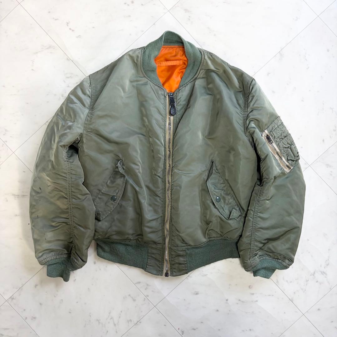 MA1 flight bomber jacket USA 短丈 IDEALジップ