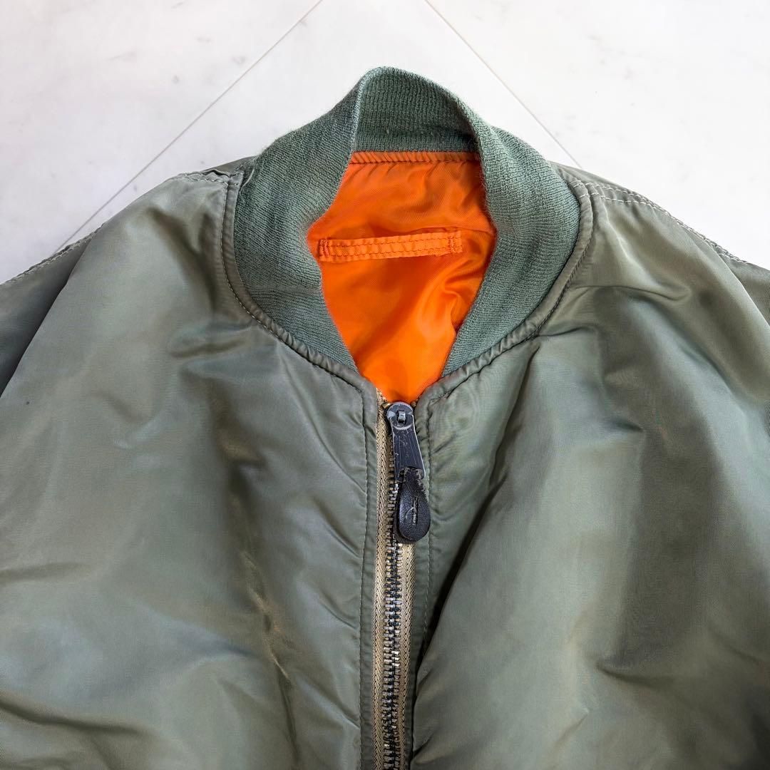 MA1 flight bomber jacket USA 短丈 IDEALジップ