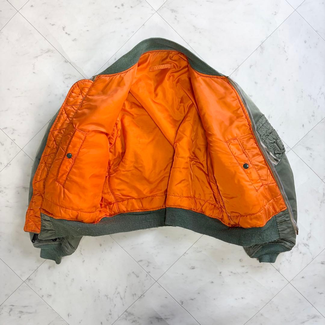 MA1 flight bomber jacket USA 短丈 IDEALジップ
