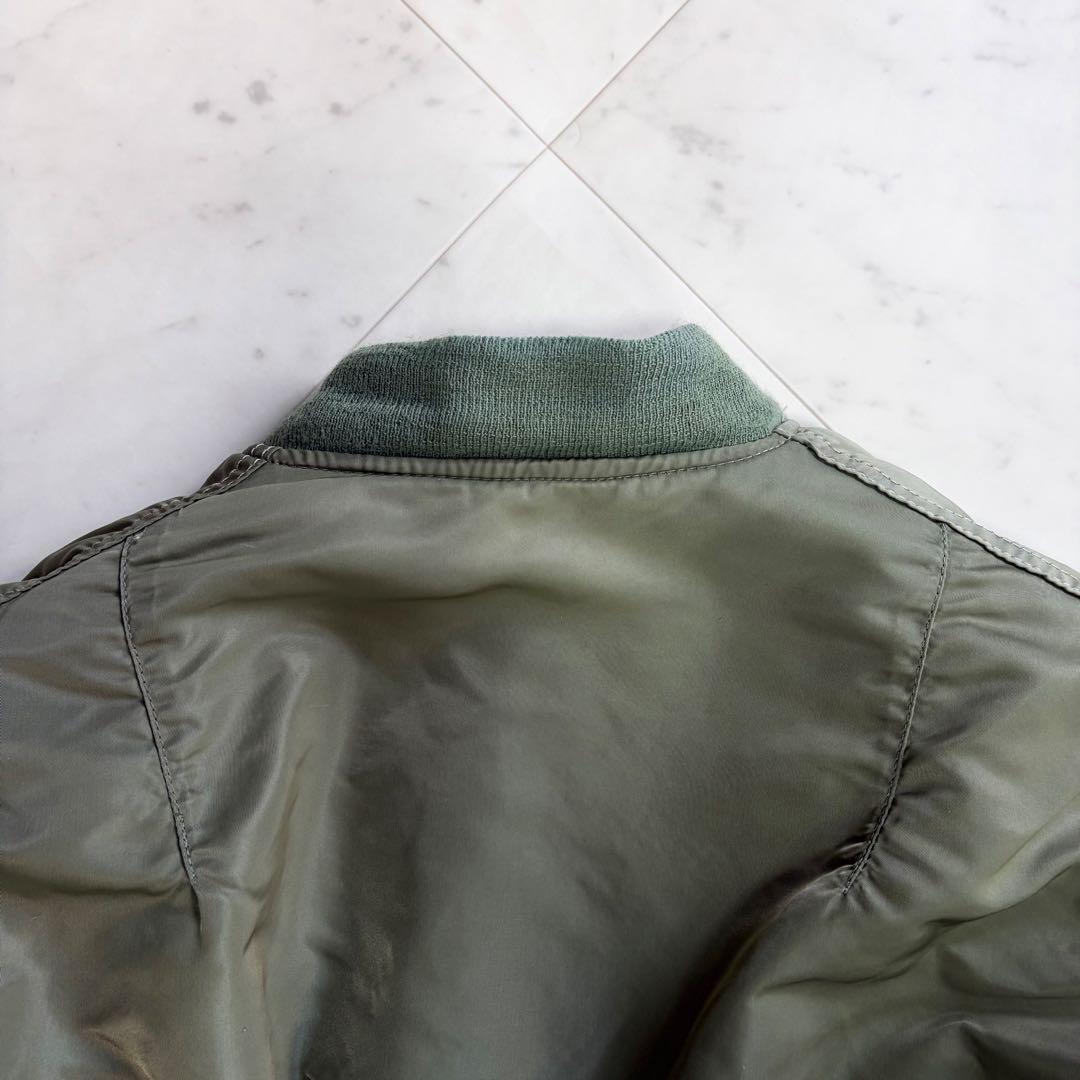 MA1 flight bomber jacket USA 短丈 IDEALジップ