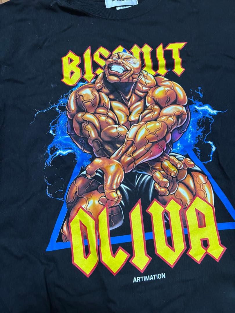 グラップラー刃牙　BISCUIT OLIVA Tシャツ ビスケットオリバ　刃牙博