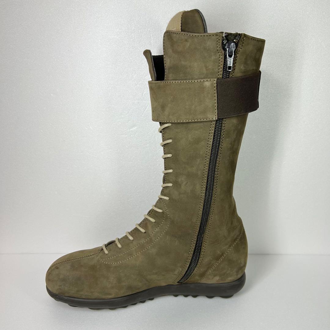 冬物セール✨【美品】CAMPER カンペール レースアップブーツ スエード 38