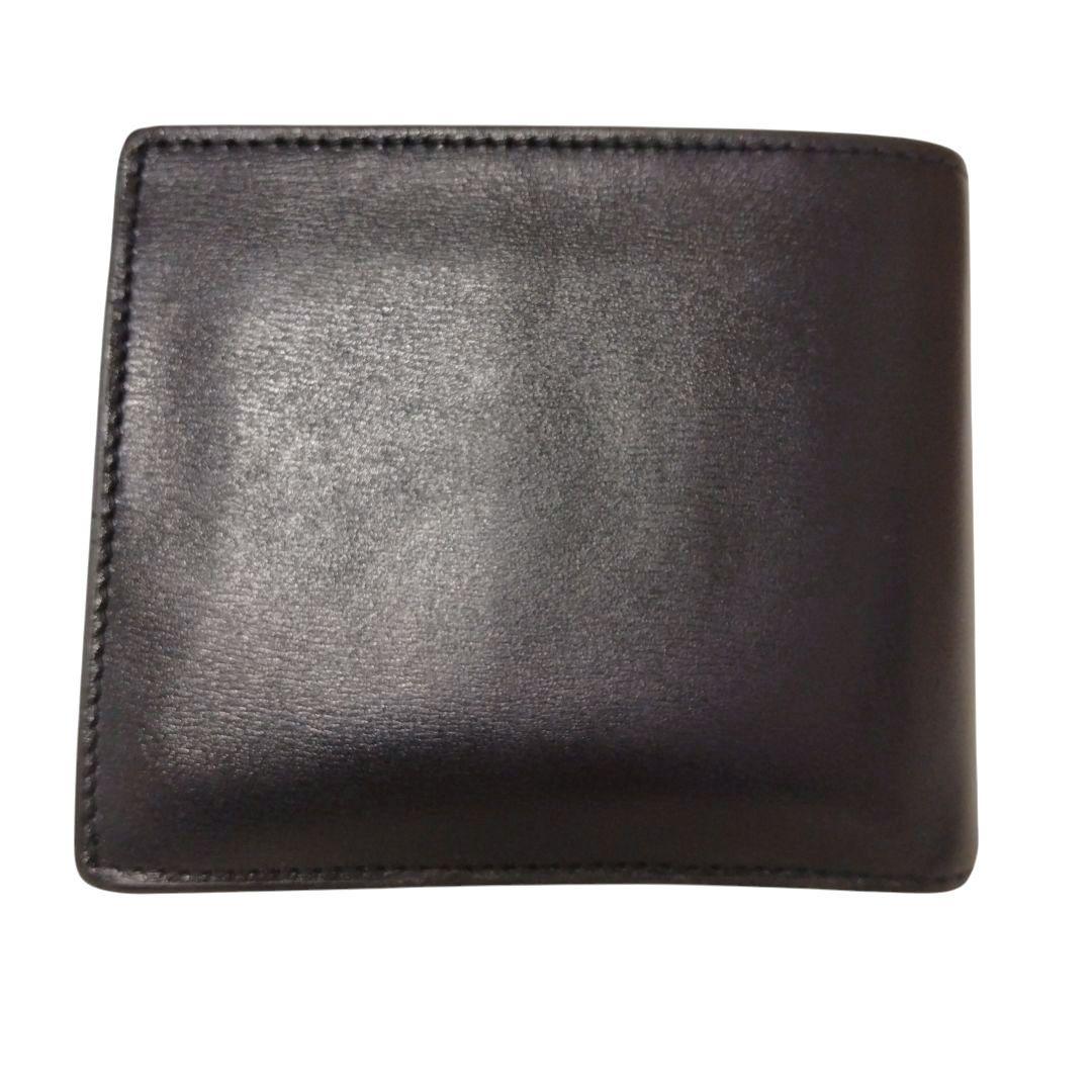 ✨美品✨サンローラン 二つ折り財布 レザー カサンドラ ゴールド金具 本革 黒