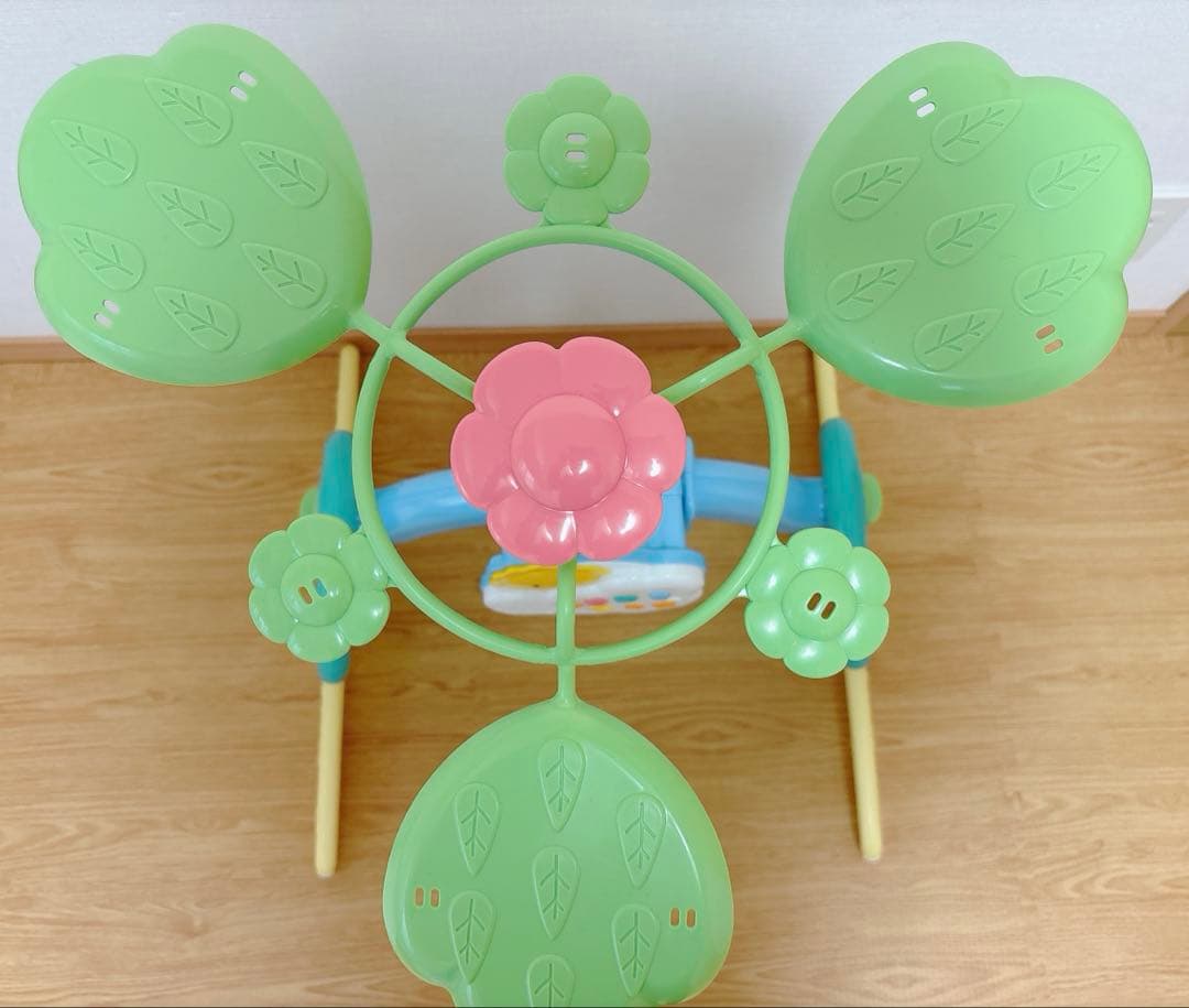 【美品／箱あり】くまのプーさん　回転6Wayジムにへんしんメリー プーメリー