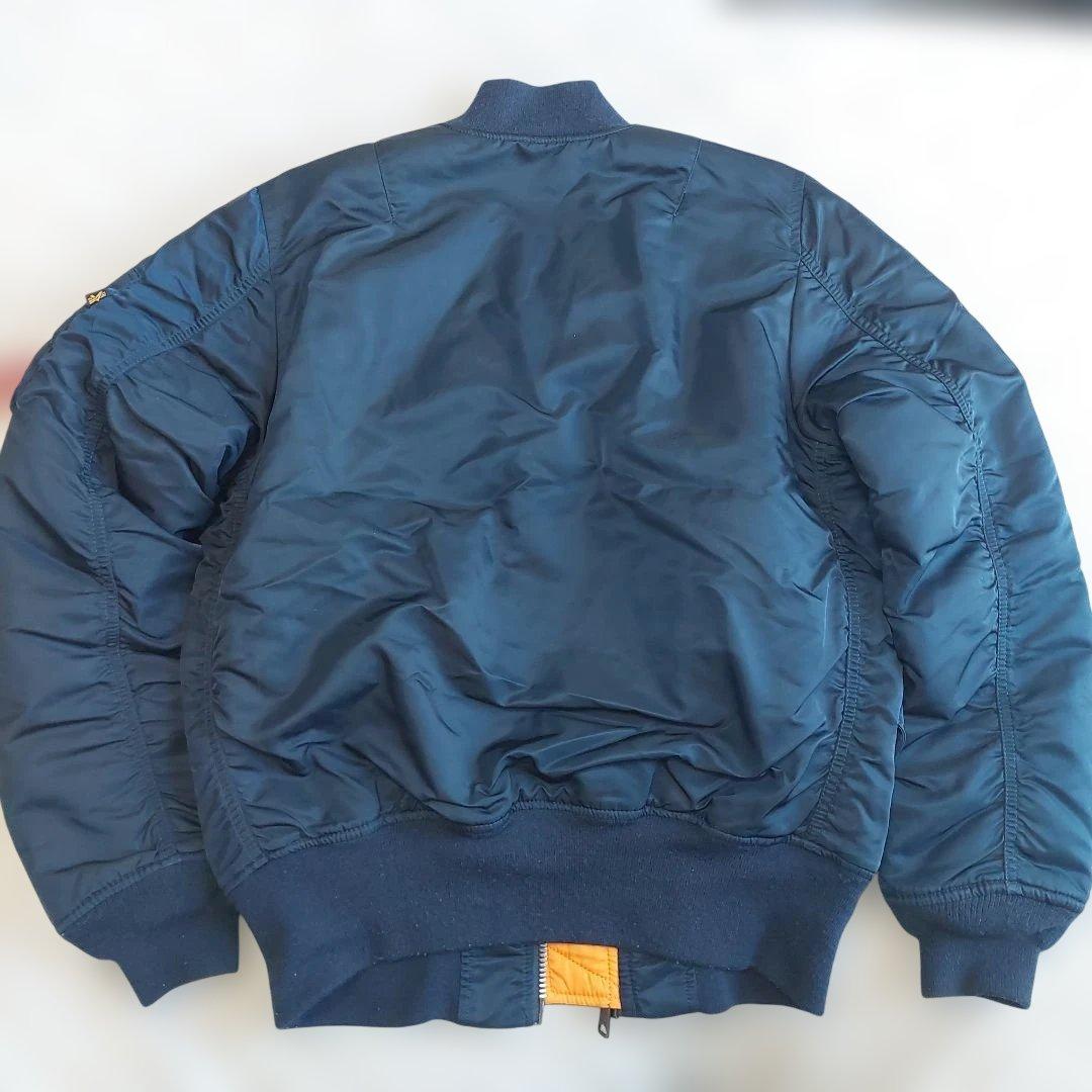 【美品】ALPHA INDUSTRIES MA-1 リバーシブル　M ネイビー