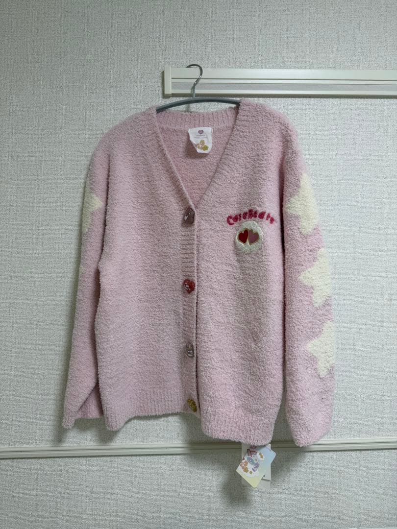 SNIDEL  ケアベアピンクカーディガン
