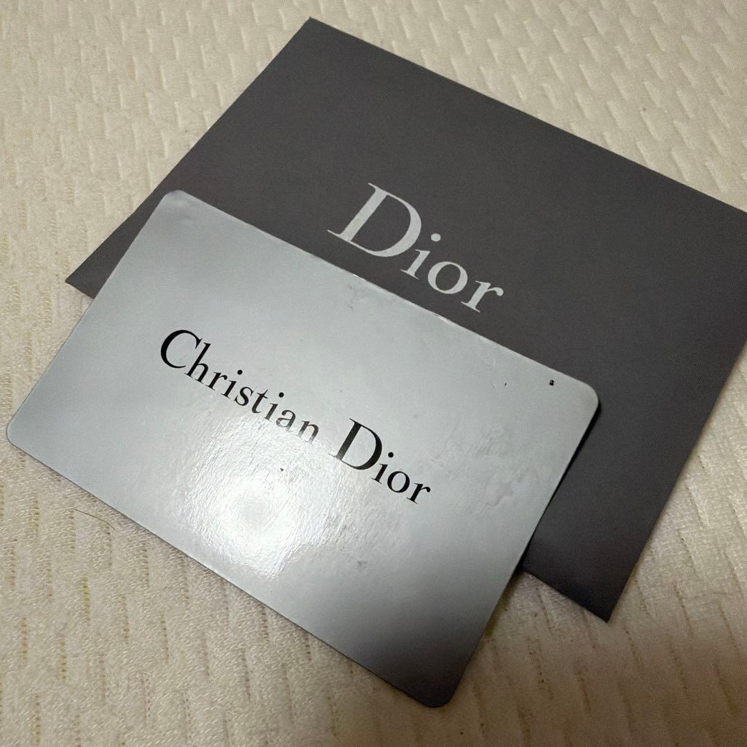 Dior パテントレザー ピンク 三つ折り財布