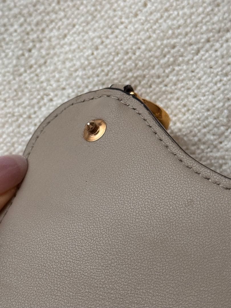 Dior ベージュ 三つ折り財布