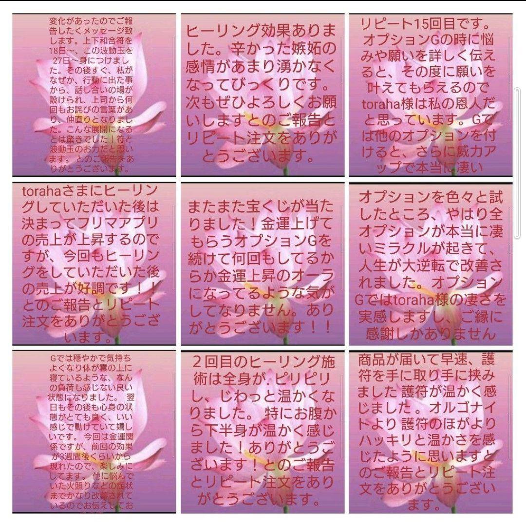 リピーター様（いちご様）のオプション追加の出品です（オルゴナイト）