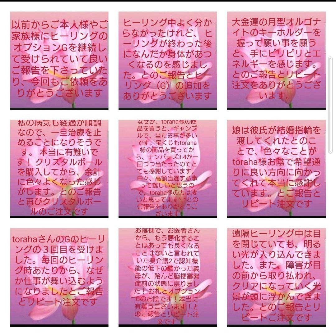 リピーター様（いちご様）のオプション追加の出品です（オルゴナイト）
