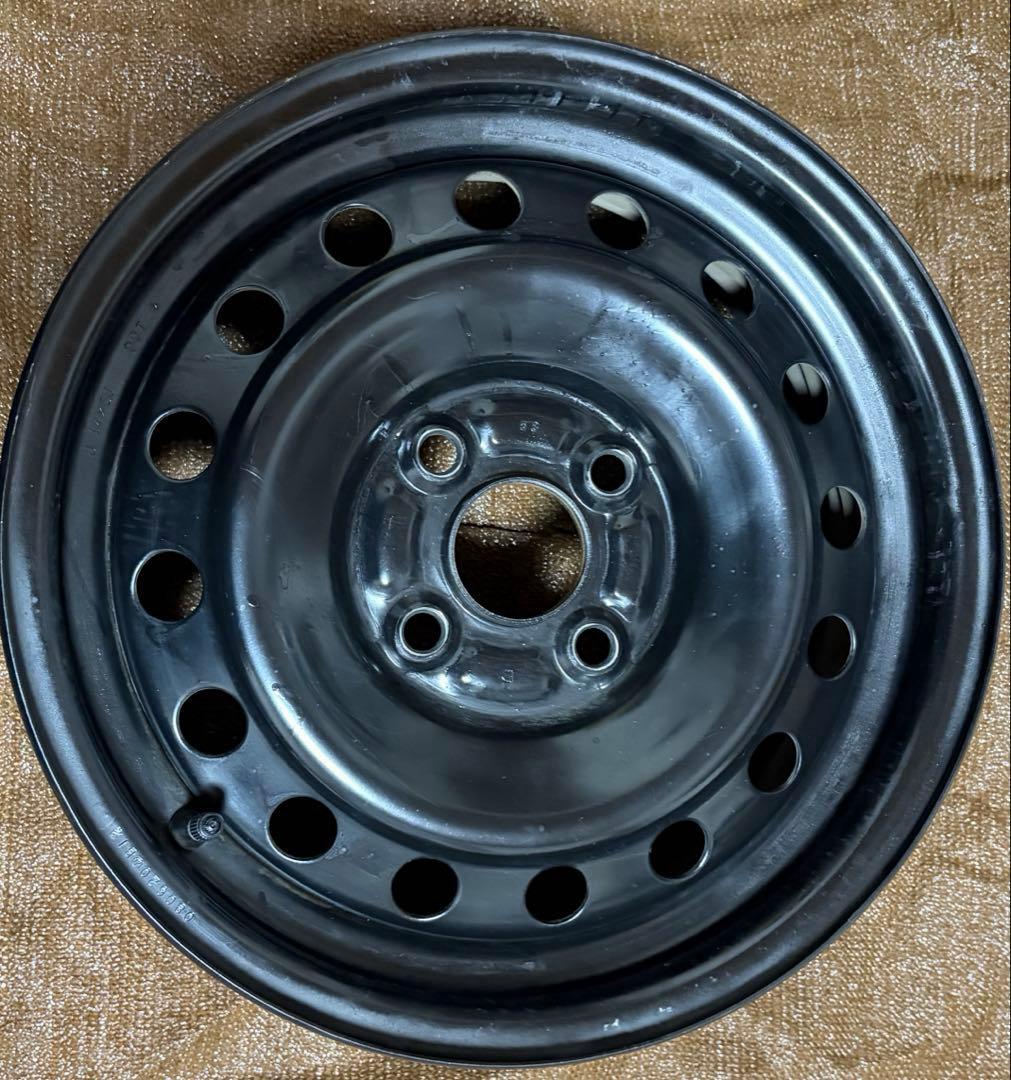 トヨタルーミー　純正 14インチ スチールホイール 2本①純正ナット付