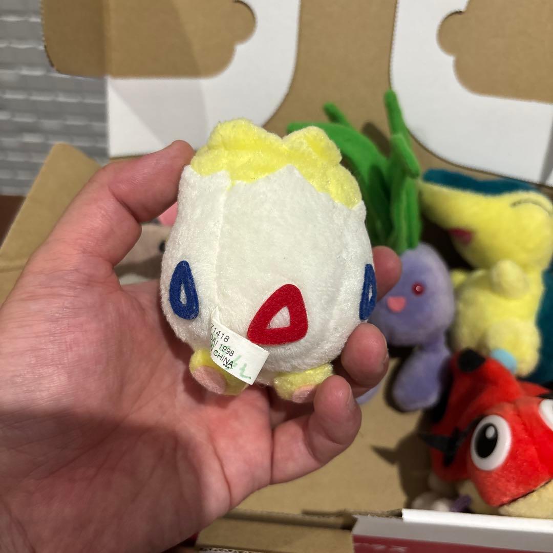 BANDAI ポケモン ポケットモンスター ￼ぬいぐるみ 8個セット レトロ