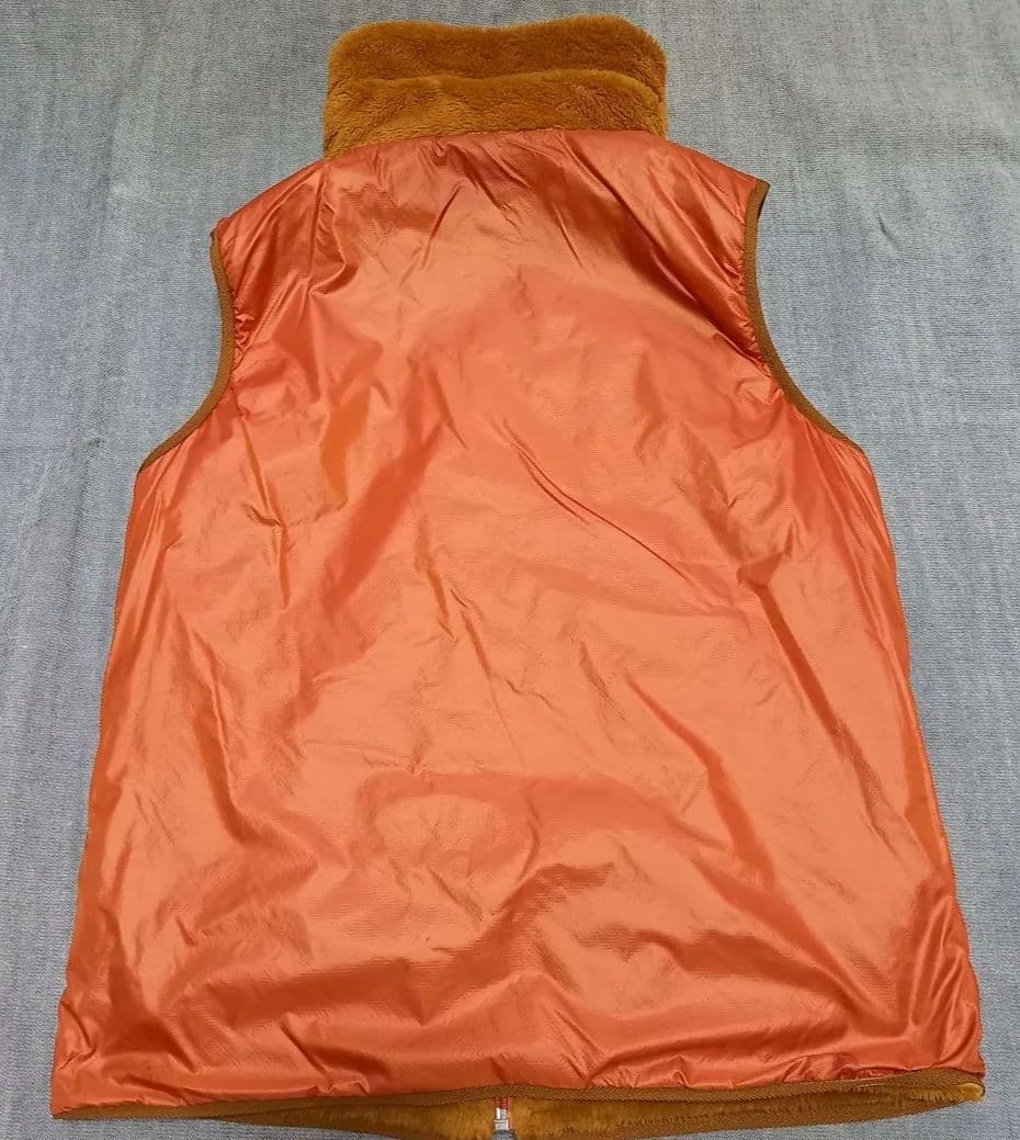 THE NORTH FACE フリースベスト オレンジ　リバーシブル