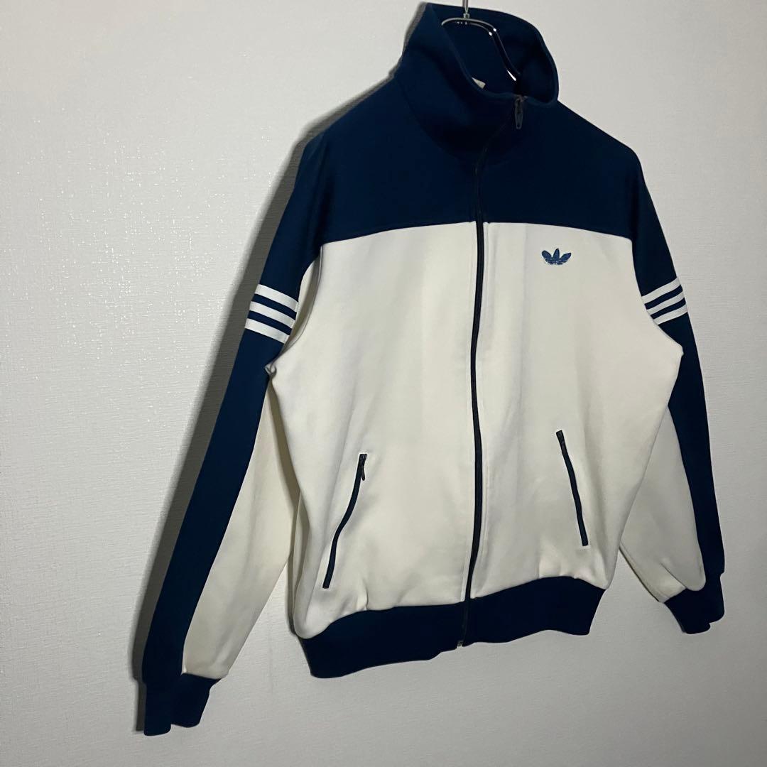 【アユニD着用】即売モデル 70s 80s adidas 西ドイツ 白 紺