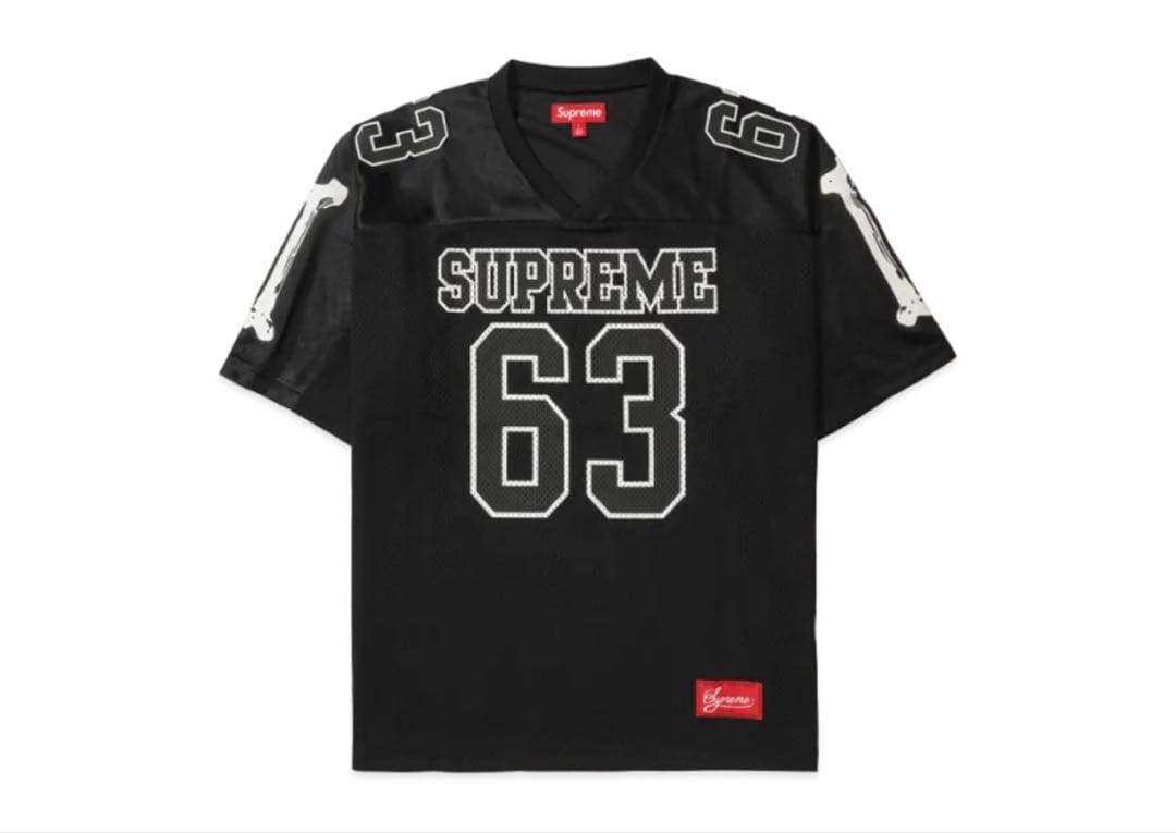 Supreme フットボールジャージ 63 ブラック