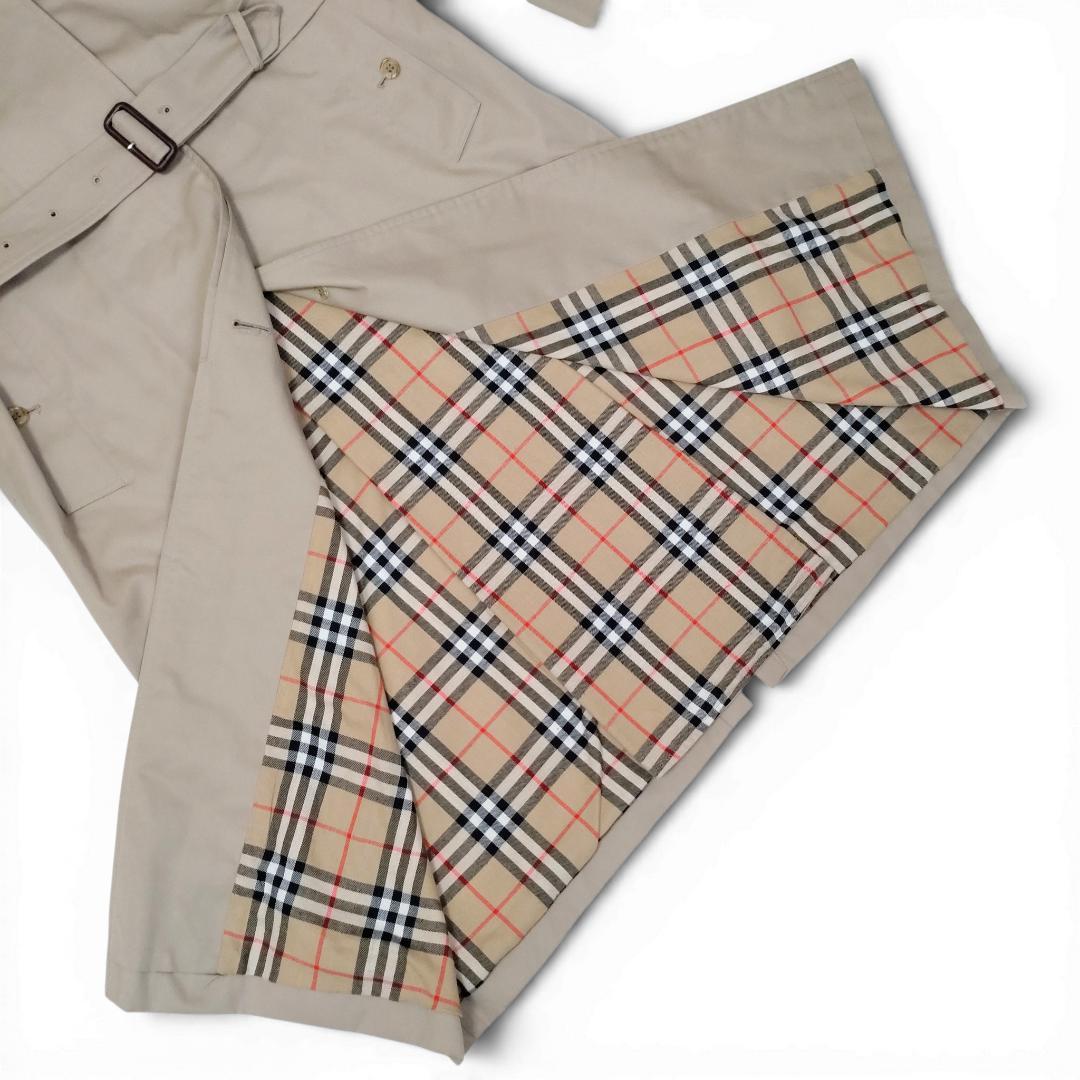 極美品✨BURBERRY バーバリー ステンカラーコート ロング 英国製