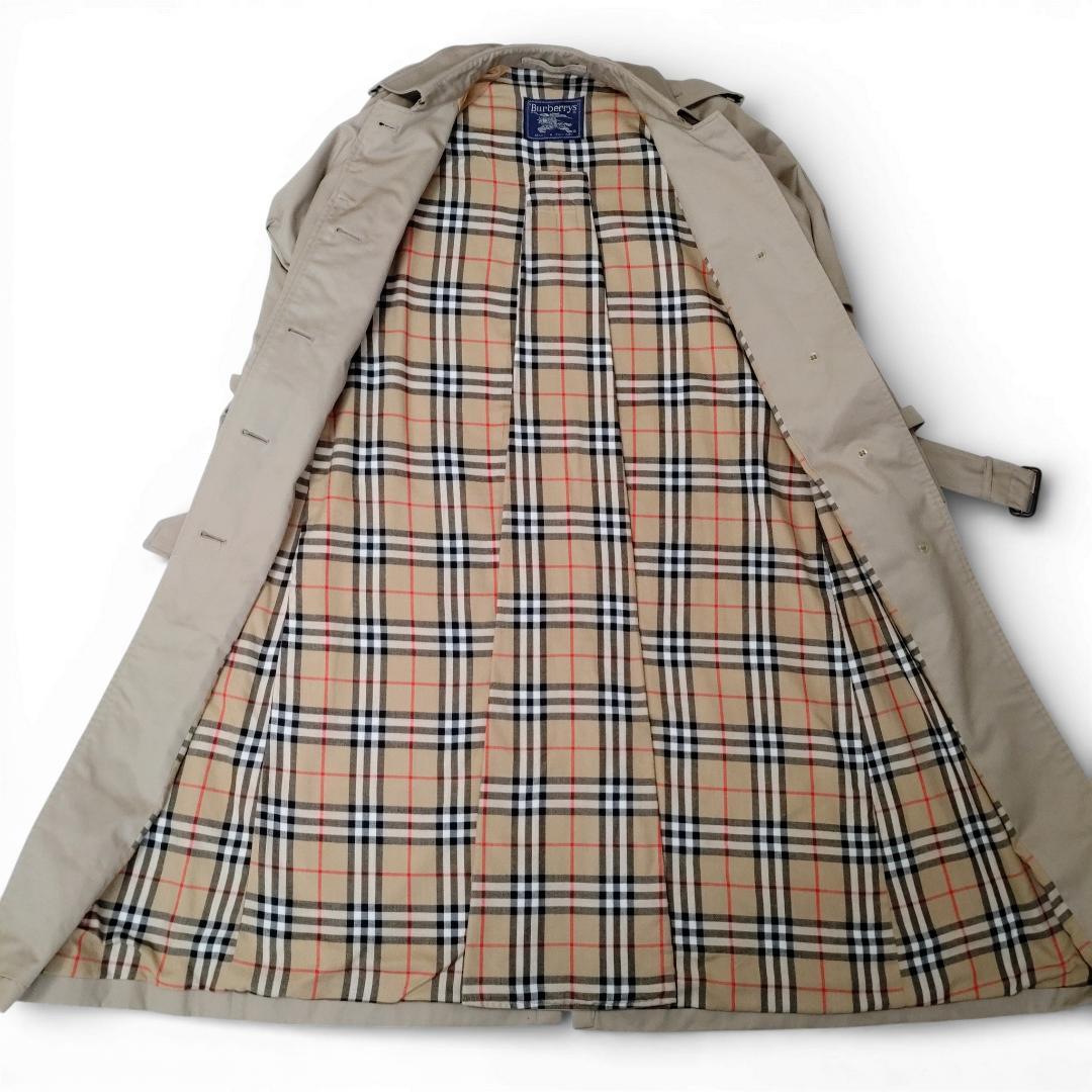 極美品✨BURBERRY バーバリー ステンカラーコート ロング 英国製