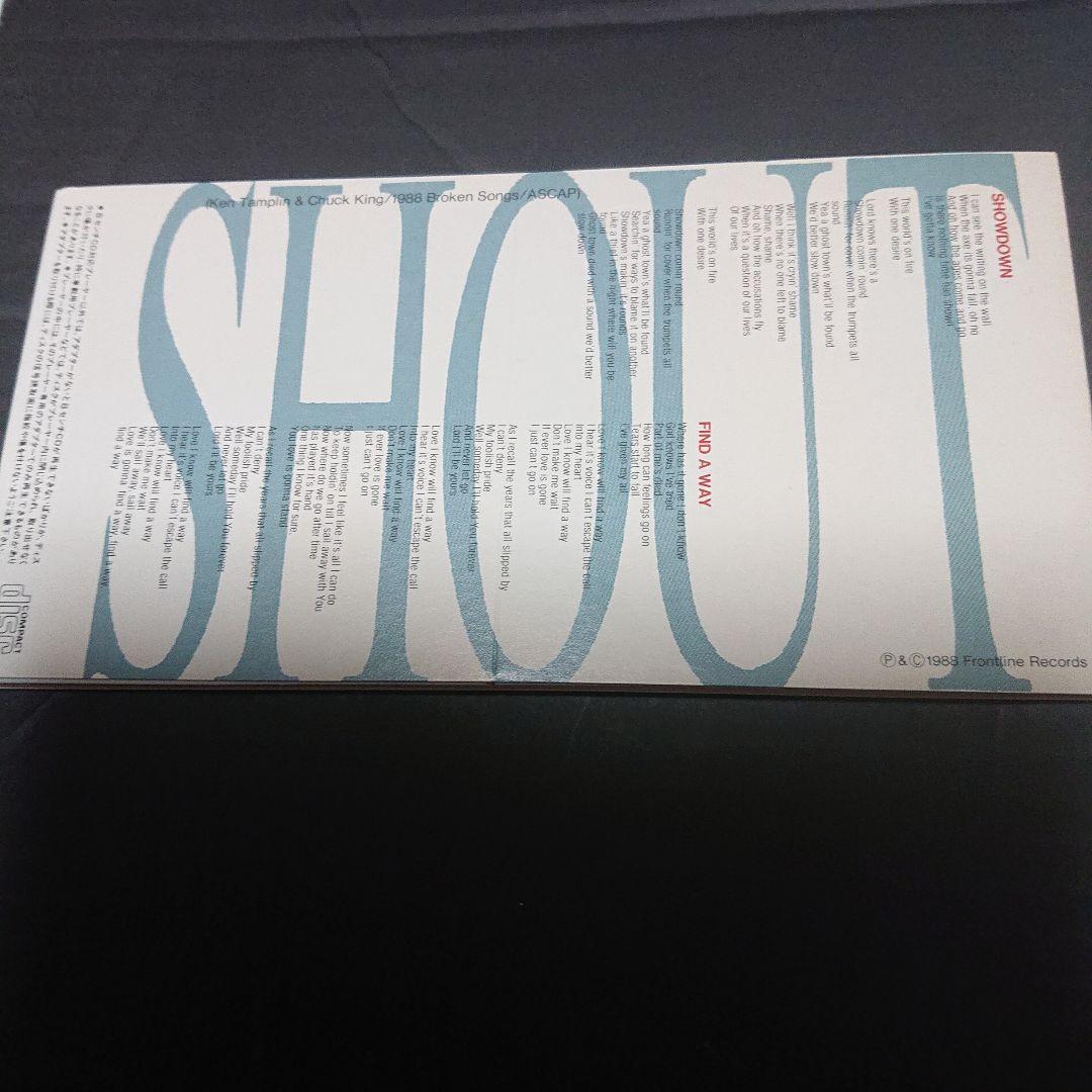 【廃盤CDシングル】SHOUT/Showdown シャウト ケン・タンプリン
