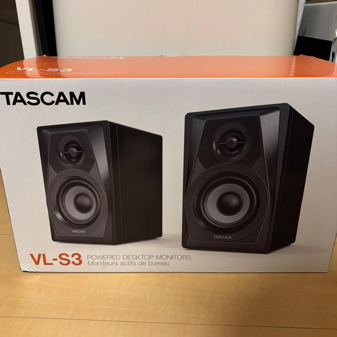 動作確認済★TASCAM VL-S3モニタースピーカー 箱あり