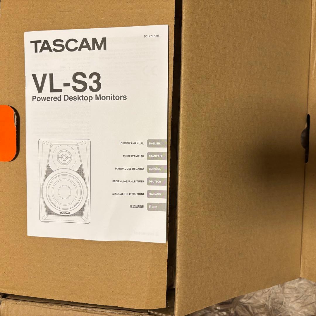 動作確認済★TASCAM VL-S3モニタースピーカー 箱あり