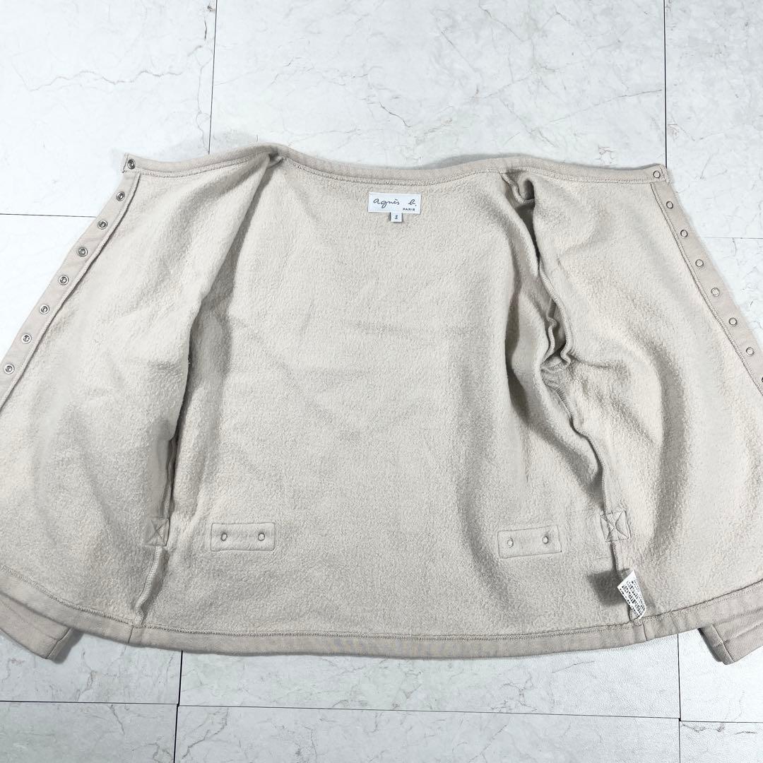 ✨美品 アニエスベー インプレッションカーディガン 裏起毛 希少カラー