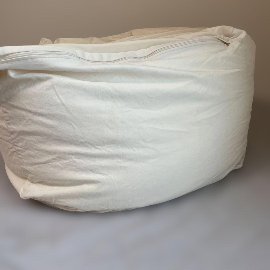 無印良品　体にフィットするソファ&カバー　生成 65×65×43cm