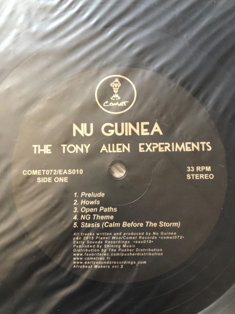 洋楽 nu guinea/the tony allen experiments/lp