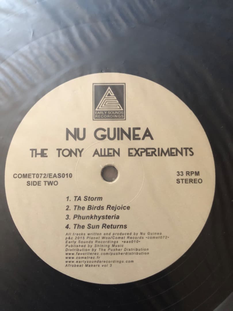 洋楽 nu guinea/the tony allen experiments/lp