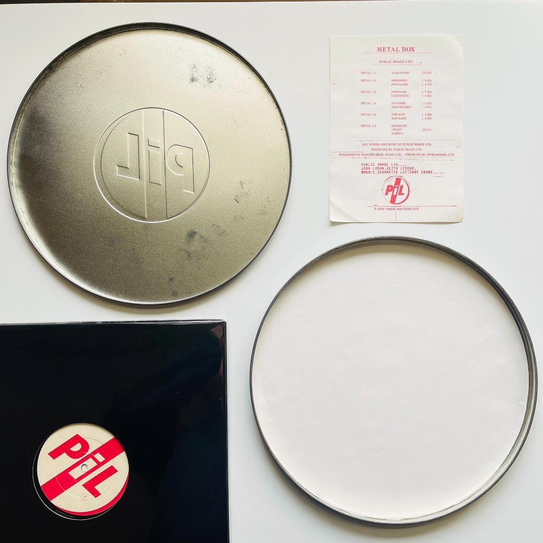 貴重 UKオリジナル盤 レコード3枚組 PiL メタル缶 Sex Pistols