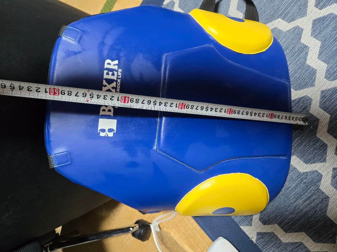 BOXER 　ボディー用プロテクター 青/黄色 約106cm