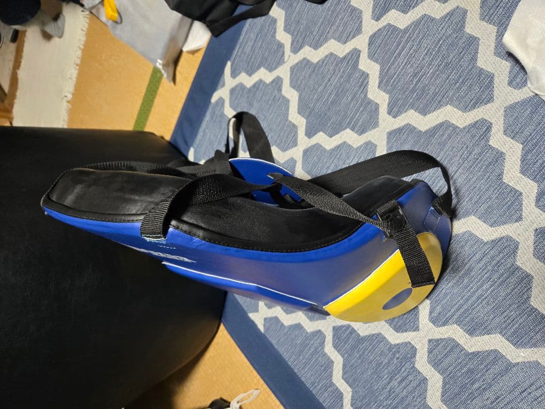 BOXER 　ボディー用プロテクター 青/黄色 約106cm
