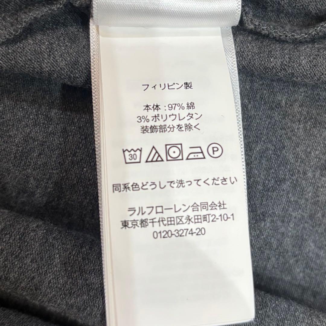 美品 POLO RALPH LAUREN ポニー刺繍 ポロシャツ グレー