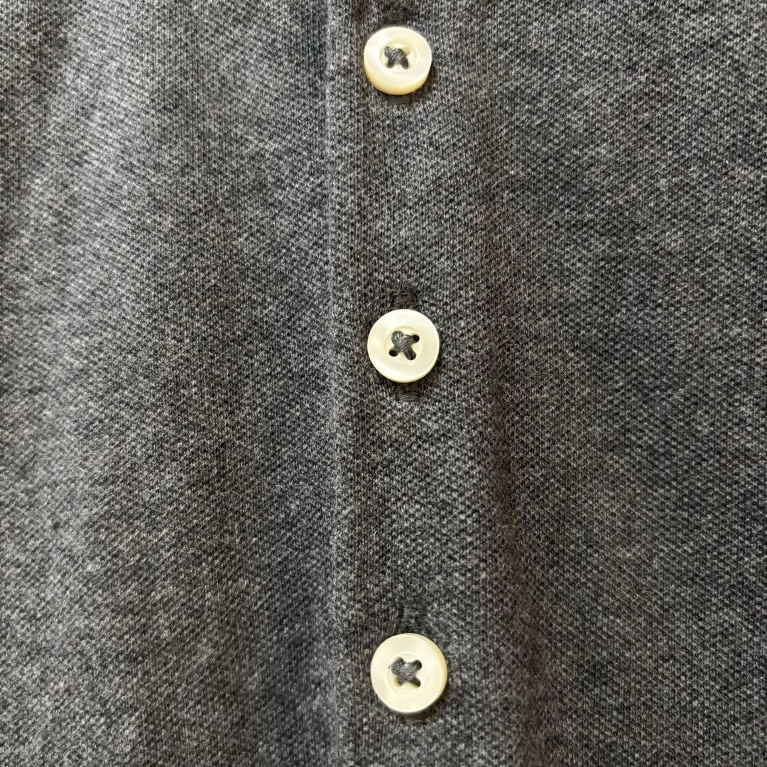 美品 POLO RALPH LAUREN ポニー刺繍 ポロシャツ グレー