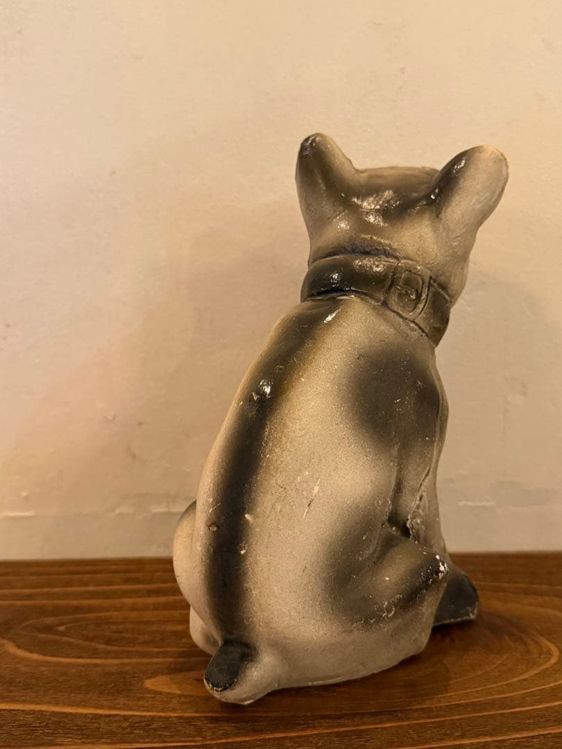 アンティーク雑貨 Vintage Chalkware Bulldog