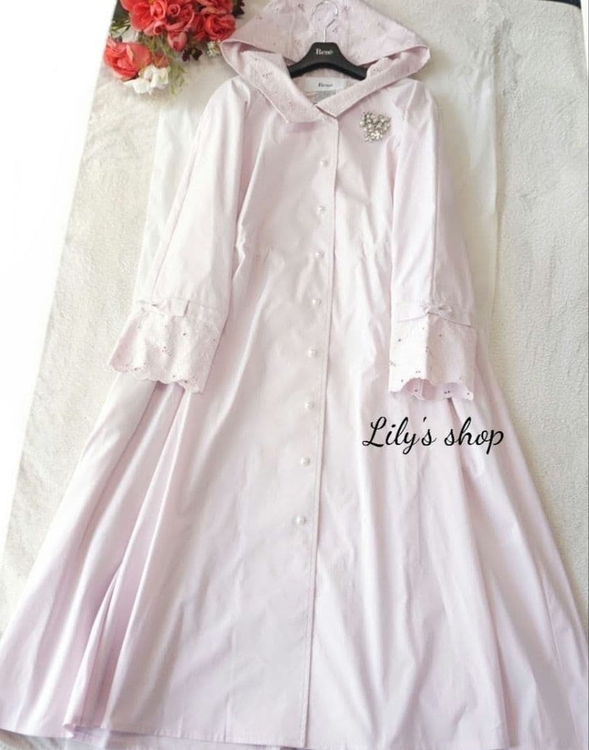 極美品♡ルネ♡カットワーク　スプリングコート