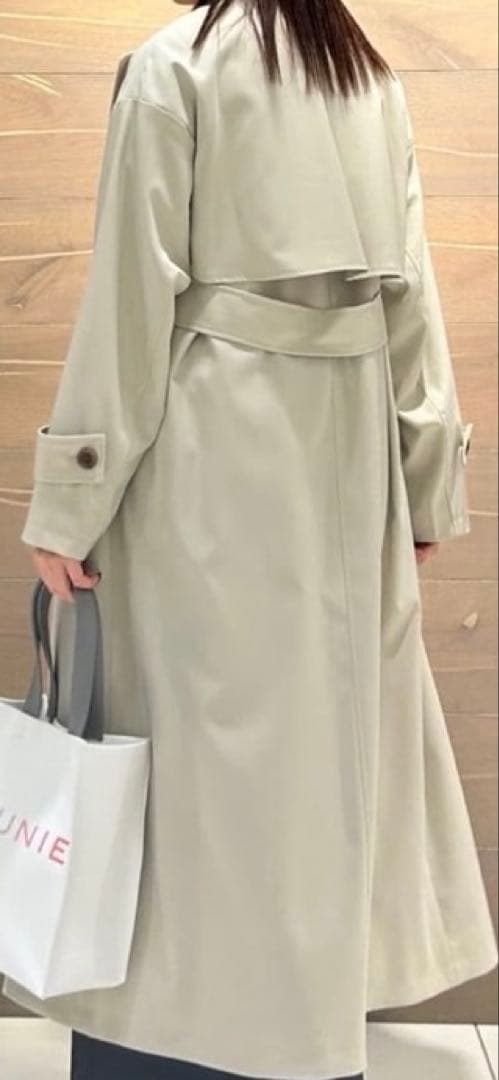 【極美品】 LOUNIE トレンチコート ロングコート スプリングコート M
